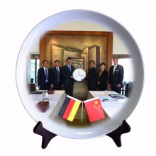 商務(wù)禮品  會議禮品 陶瓷盤擺件 政府會議禮品定制