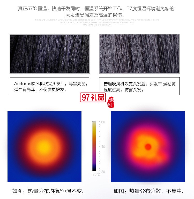 大功率2200藍(lán)光負(fù)離子家用美發(fā)護(hù)發(fā)靜音電吹風(fēng)機