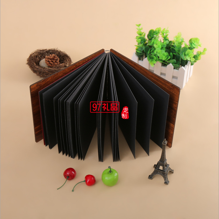 韓國 創(chuàng)意紀念diy相冊 禮品活頁相冊定制禮品贈品相簿 8寸木質