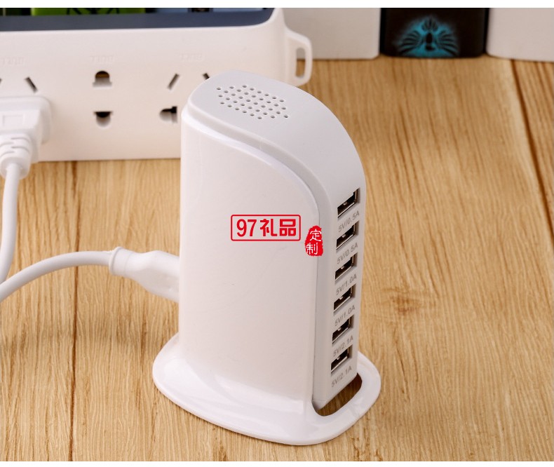多口USB充電器 蘋(píng)果安卓音響家用旅行桌面插座多口手機(jī)充電器快充