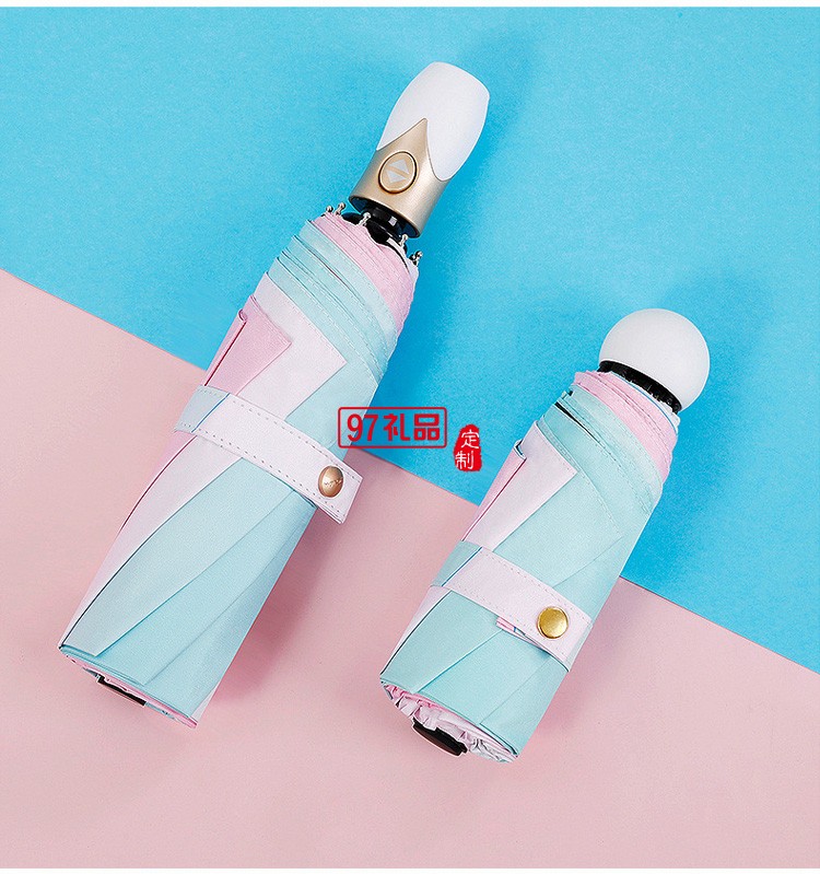 雨傘全自動(dòng)三折晴雨傘小巧便捷五折傘簡約折疊膠囊傘批發(fā)定 制