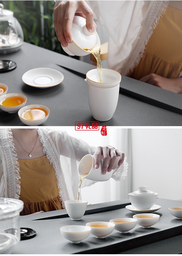 烏金石茶盤(pán)茶具套裝全自動(dòng)上水茶臺(tái)燒水壺一體帶電磁爐