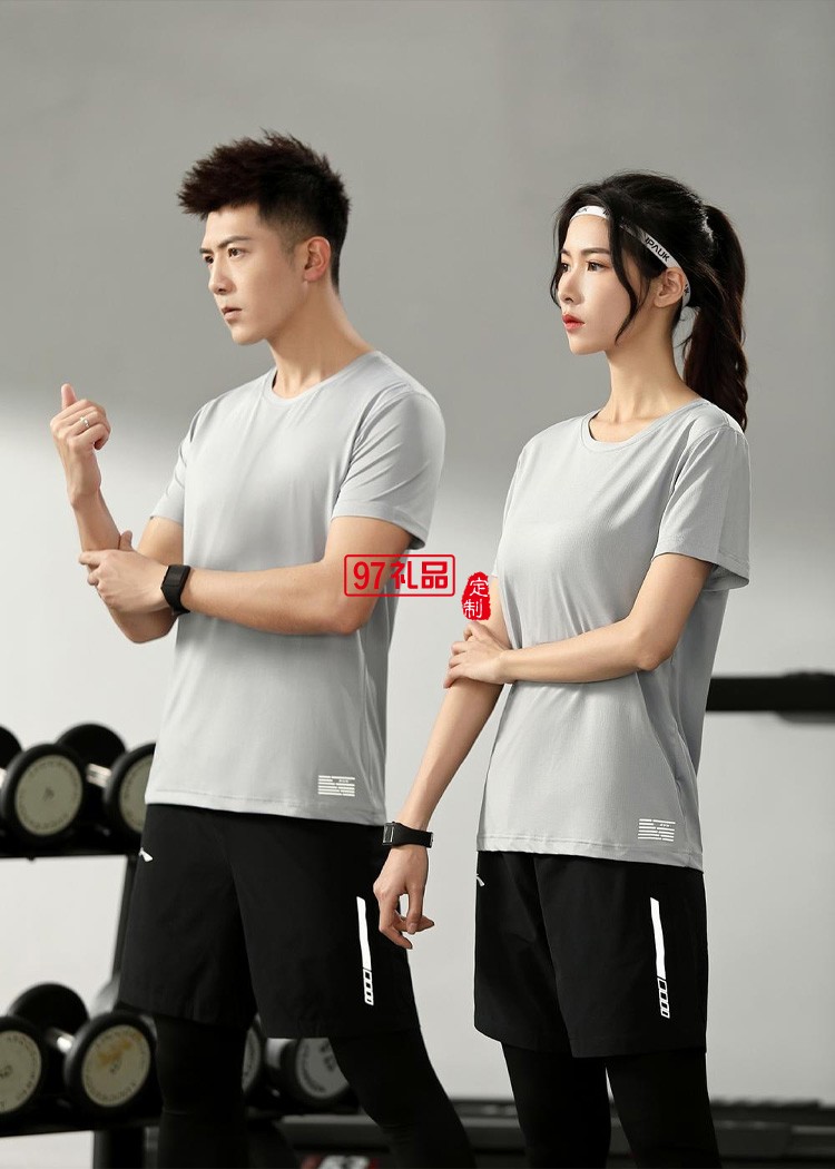 定制廣告衫180g冰絲滿天星圓領(lǐng)短袖團(tuán)體服飾定制