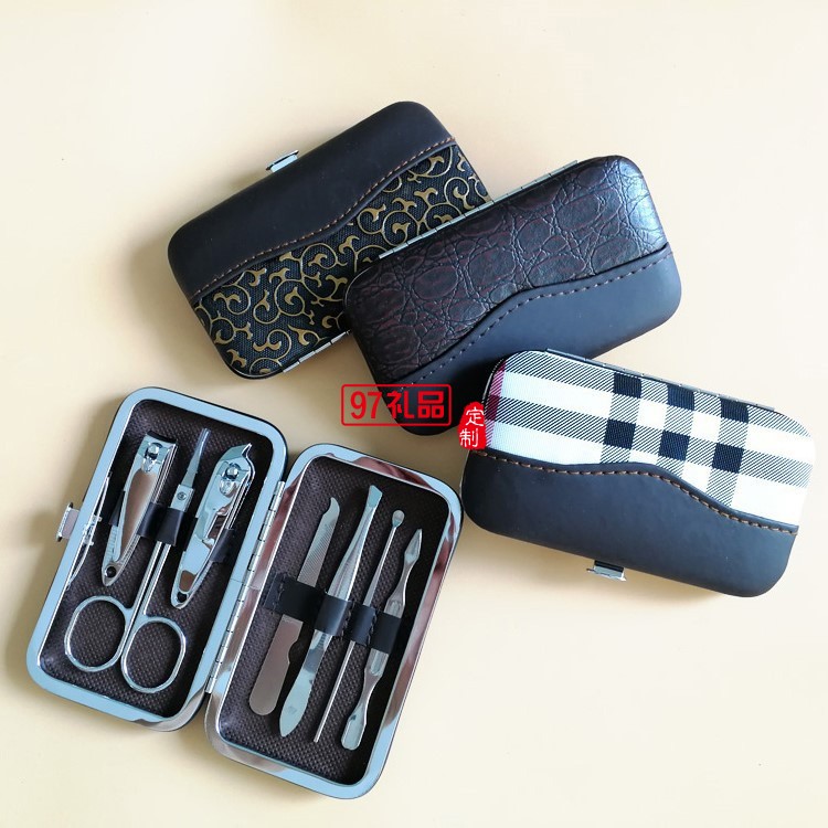房地產(chǎn)銀行促銷(xiāo)活動(dòng)禮品指甲剪7件套裝指甲刀套裝