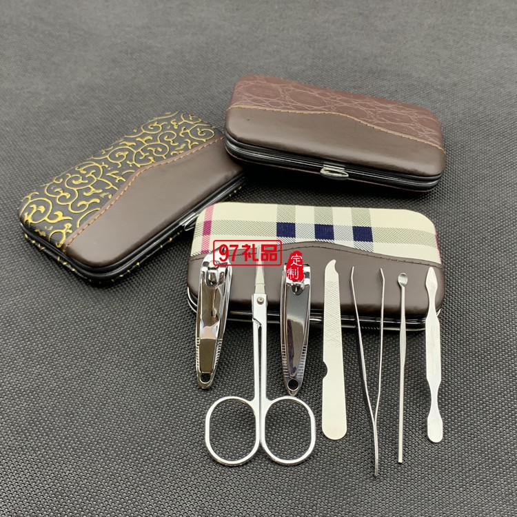 房地產(chǎn)銀行促銷(xiāo)活動(dòng)禮品指甲剪7件套裝指甲刀套裝