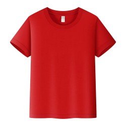 純棉T精梳圓領(lǐng)兒童款可定制logo定制Polo衫員工服飾廣告衫
