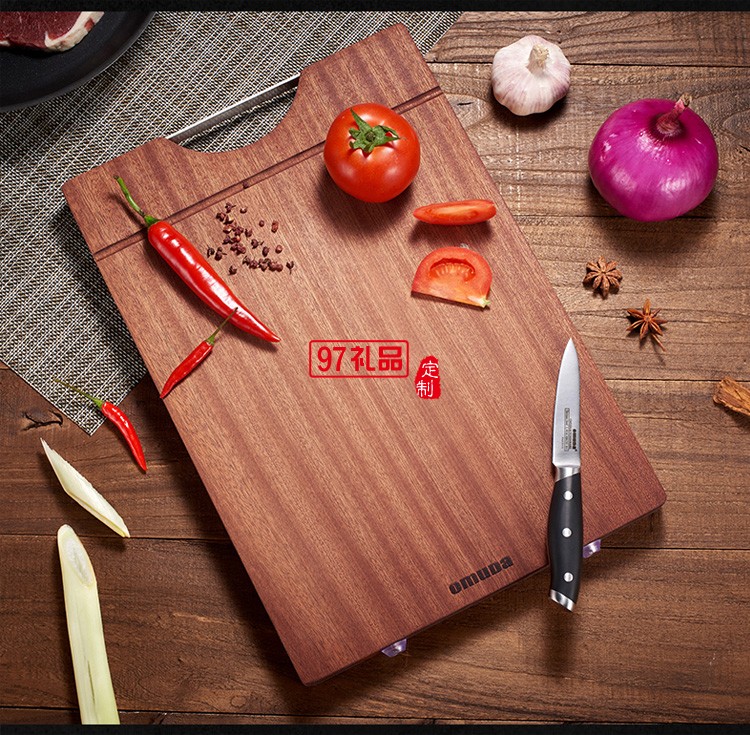歐美達(dá)砧板整木菜板抗菌防霉切菜板實木案板定制公司廣告禮品