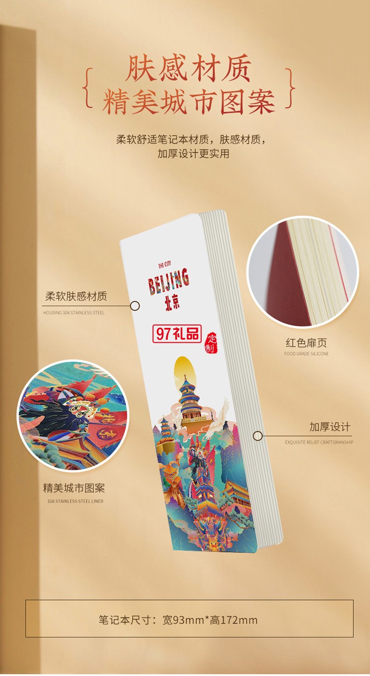 城市元素文創(chuàng)商務(wù)伴手禮國潮風(fēng)咖啡杯高端實用禮盒套裝拜訪送客戶