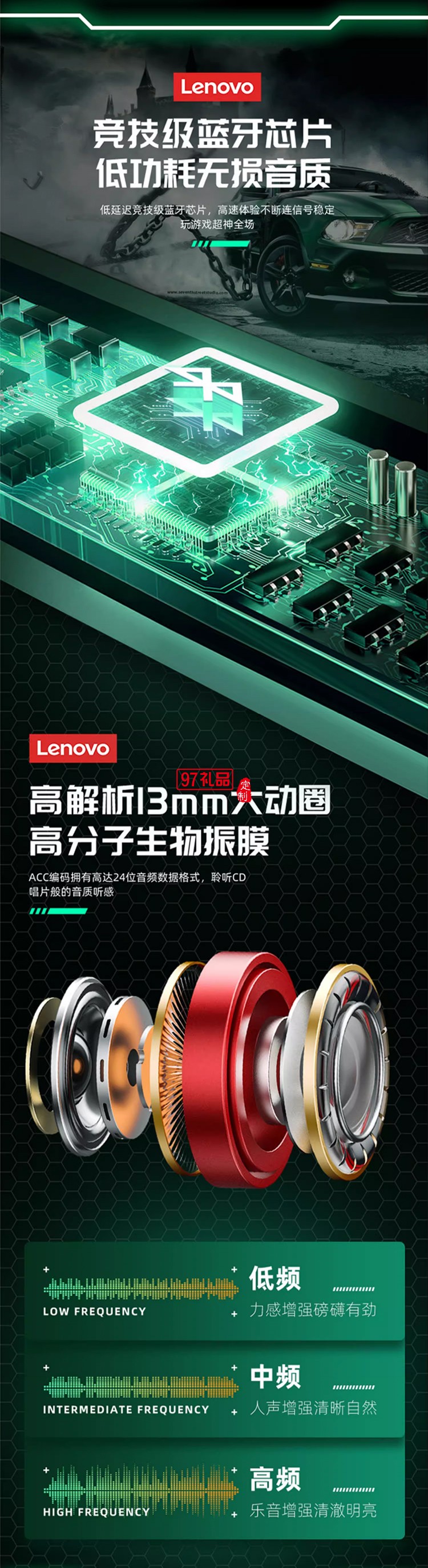聯(lián)想thinkplus LivePods 真無(wú)線(xiàn)藍(lán)牙耳機(jī)