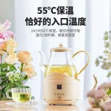 康寧全玻璃電熱水壺電水壺恒溫家用燒水壺養(yǎng)生壺 辦公室熱牛奶保溫壺燒水壺